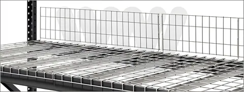 Backstop Pallet Rack Divider