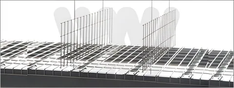 Hanging Mesh Pallet Rack Divider