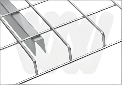Inverted Step Channel Wire Decking