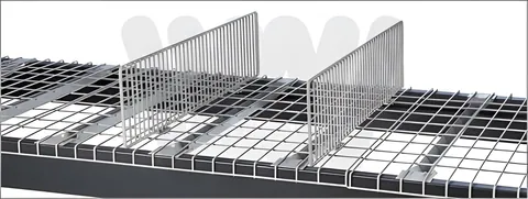 Snap-in Pallet Rack Divider