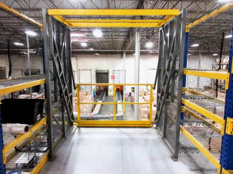 Pallet Drop Zone Gate
