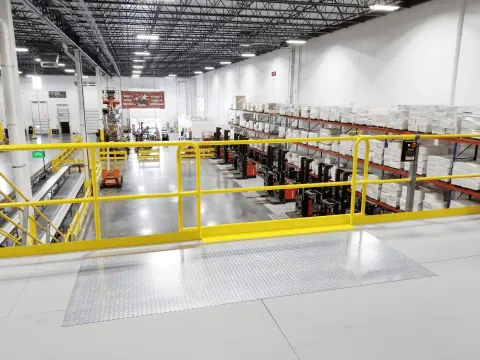 Mezzanine Slide Gate
