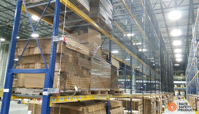 Modular Pallet Rack Safety Netting