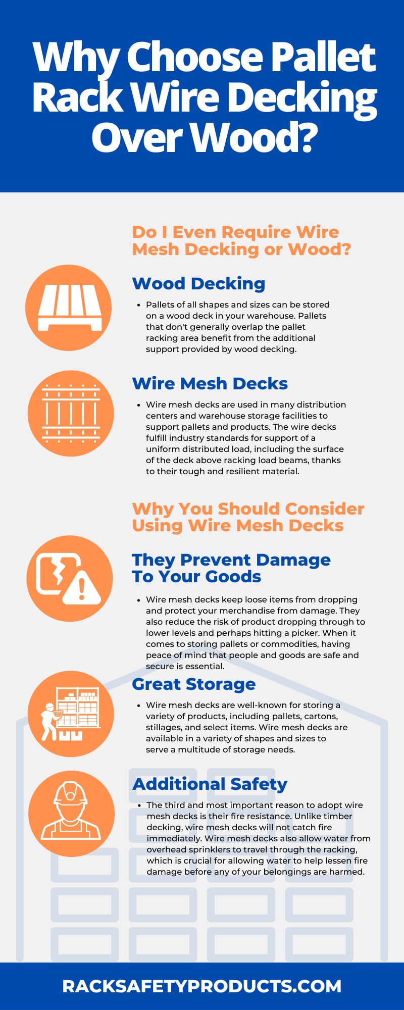 Why Choose Pallet Rack Wire Decking Over Wood?